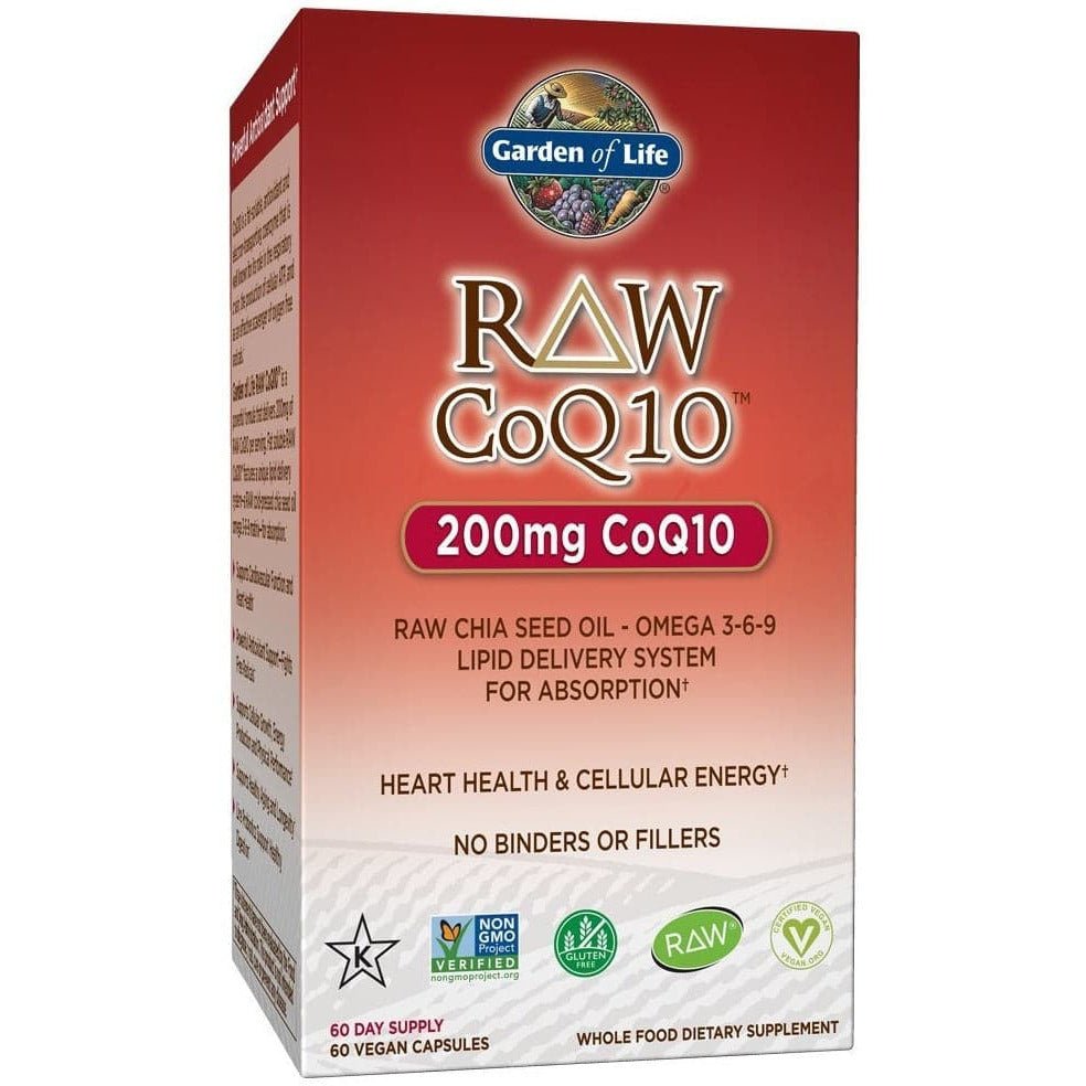 Garden of Life RAW CoQ10 60 vcaps Koenzym Q10 - Sklep Witaminki.pl