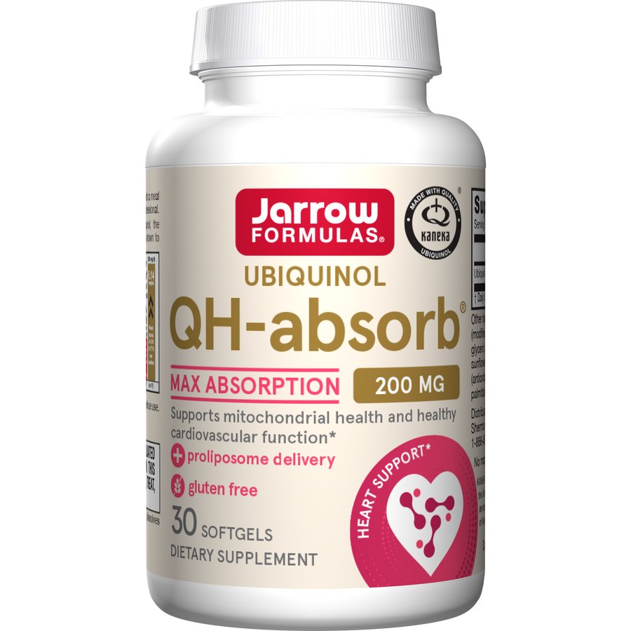 Koenzym Q10 Jarrow Formulas Ubiquinol QH-absorb 200 mg 30 softgels - Sklep Witaminki.pl