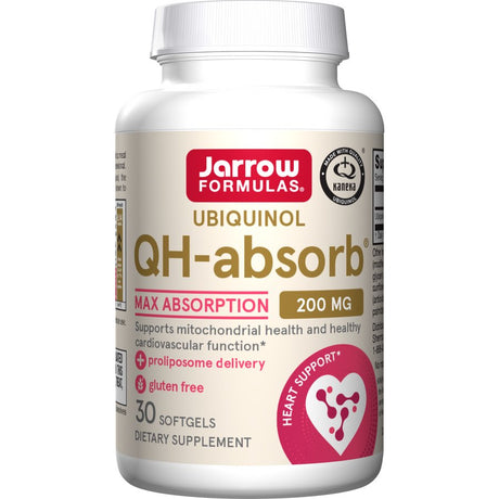 Koenzym Q10 Jarrow Formulas Ubiquinol QH-absorb 200 mg 30 softgels - Sklep Witaminki.pl