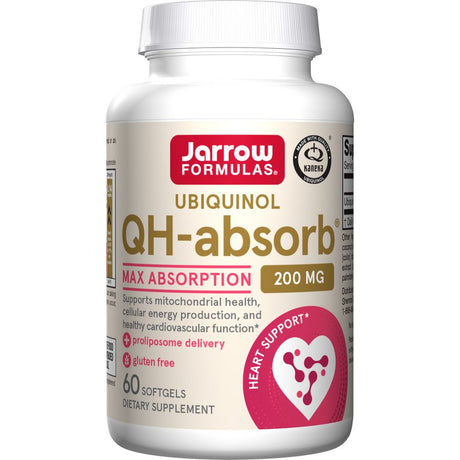 Koenzym Q10 Jarrow Formulas Ubiquinol QH-absorb 200 mg 60 softgels - Sklep Witaminki.pl