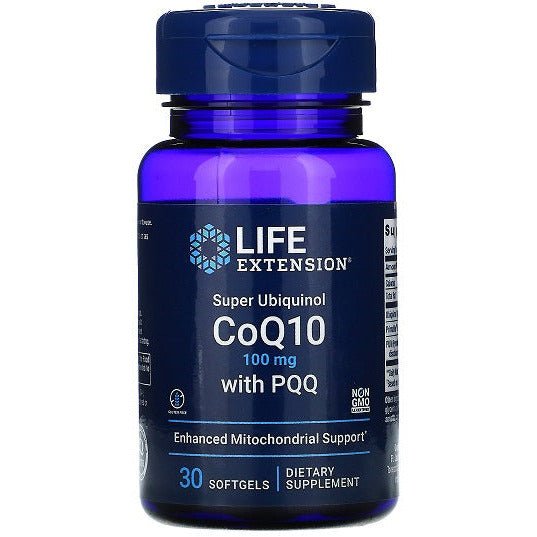Life Extension Super Ubiquinol CoQ10 with PQQ 100 mg 30 softgels Koenzym Q10 - Sklep Witaminki.pl