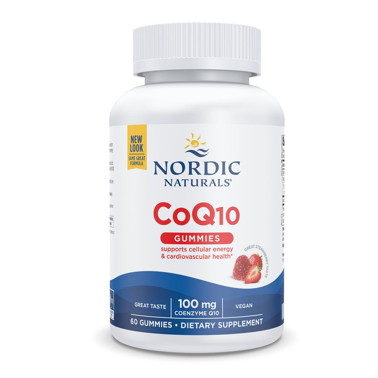 Koenzym Q10 Nordic Naturals CoQ10 Gummies 60 gummies Truskawka - Sklep Witaminki.pl