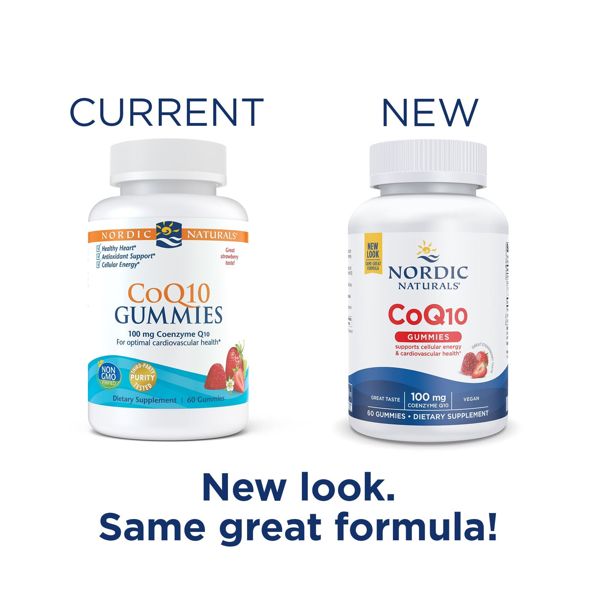 Koenzym Q10 Nordic Naturals CoQ10 Gummies 60 gummies Truskawka - Sklep Witaminki.pl