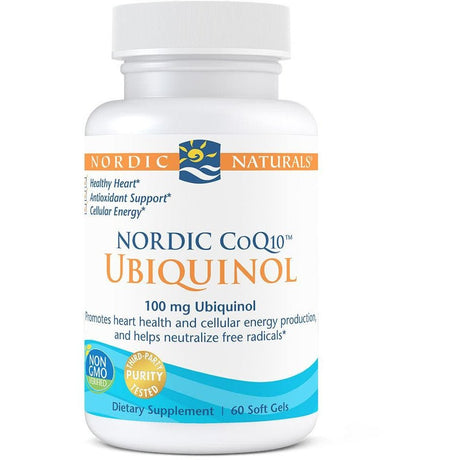 Koenzym Q10 Nordic Naturals Nordic CoQ10 Ubiquinol 60 softgels - Sklep Witaminki.pl