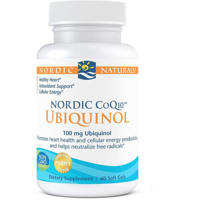 Koenzym Q10 Nordic Naturals Nordic CoQ10 Ubiquinol 60 softgels - Sklep Witaminki.pl