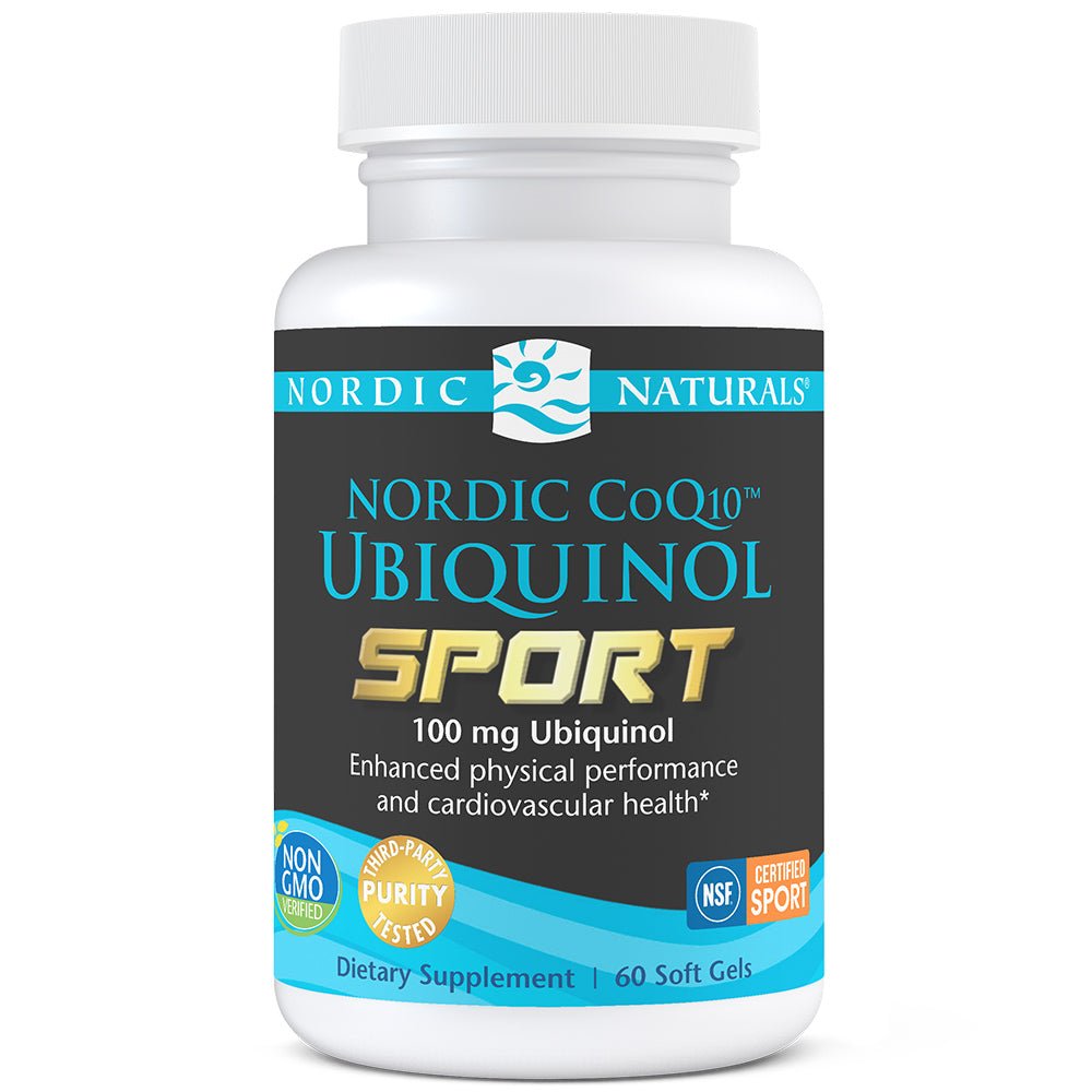 Koenzym Q10 Nordic Naturals Nordic CoQ10 Ubiquinol Sport 60 softgels - Sklep Witaminki.pl