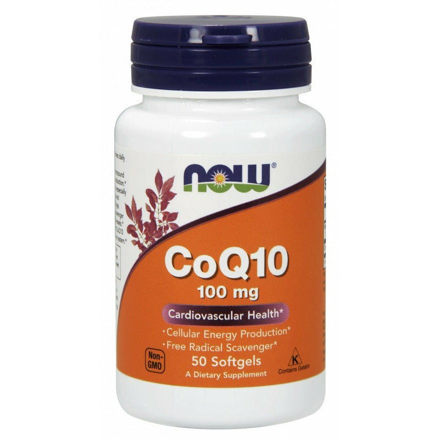 Koenzym Q10 NOW Foods CoQ10 100 mg 50 softgels - Sklep Witaminki.pl