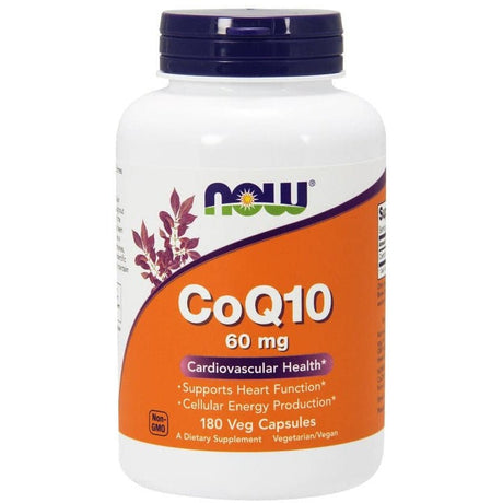 Koenzym Q10 NOW Foods CoQ10 60 mg 180 vcaps - Sklep Witaminki.pl