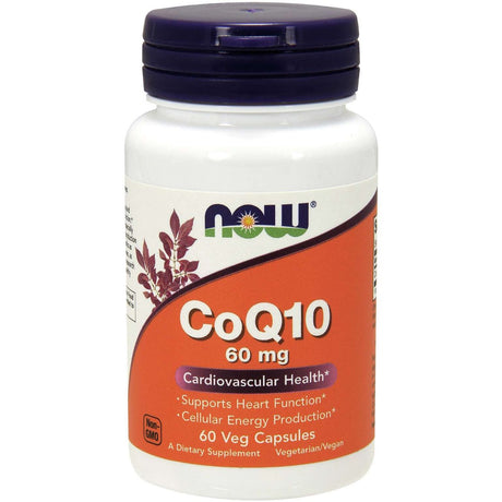 Koenzym Q10 NOW Foods CoQ10 60 mg 60 vcaps - Sklep Witaminki.pl