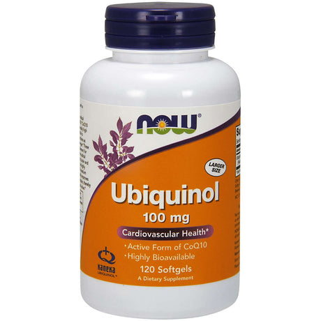 Koenzym Q10 NOW Foods Ubiquinol 100 mg 120 softgels - Sklep Witaminki.pl