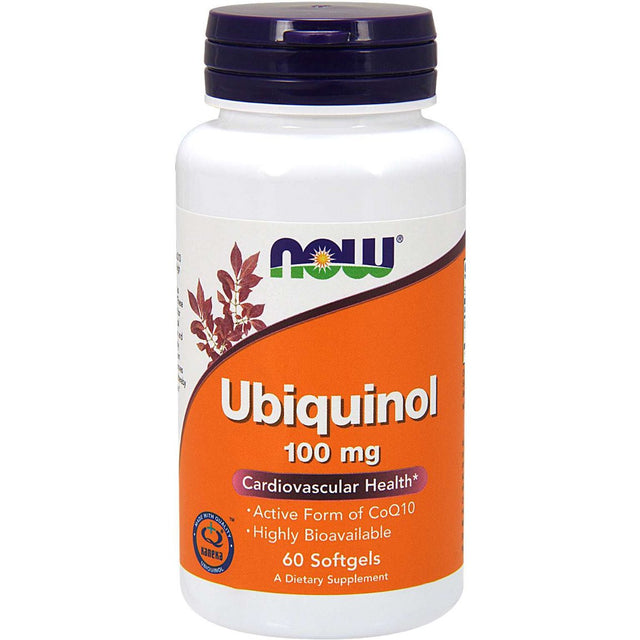 Koenzym Q10 NOW Foods Ubiquinol 100 mg 60 softgels - Sklep Witaminki.pl