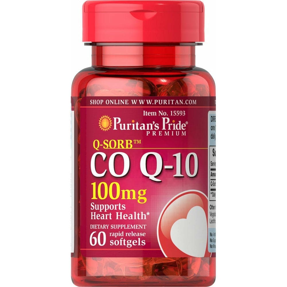 Puritan's Pride CO Q - 10 100 mg 60 softgels Koenzym Q10 - Sklep Witaminki.pl