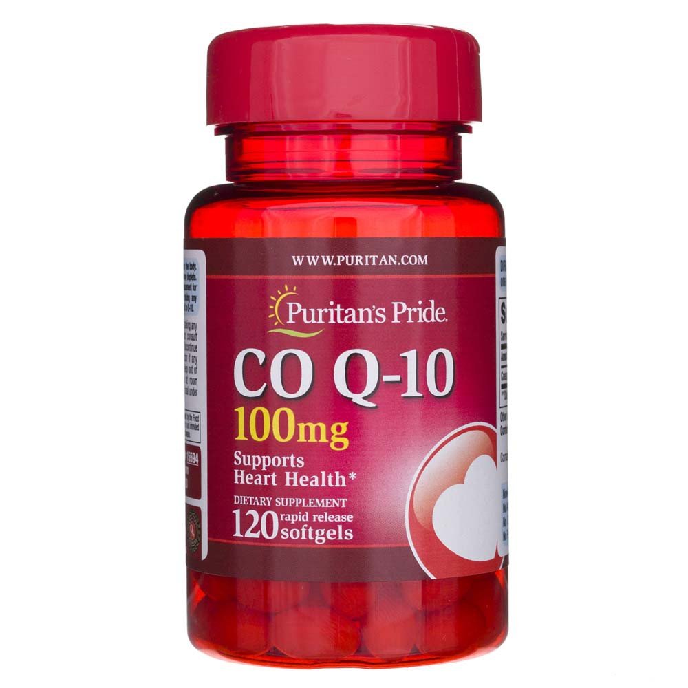Puritan's Pride Koenzym Q10 100 mg 120 caps Koenzym Q10 - Sklep Witaminki.pl