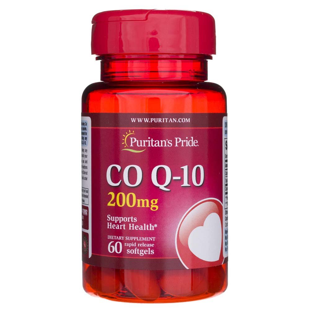 Puritan's Pride Koenzym Q10 200 mg 60 caps Koenzym Q10 - Sklep Witaminki.pl