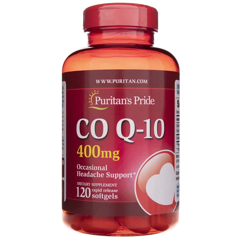 Puritan's Pride Koenzym Q10 400 mg 120 caps Koenzym Q10 - Sklep Witaminki.pl