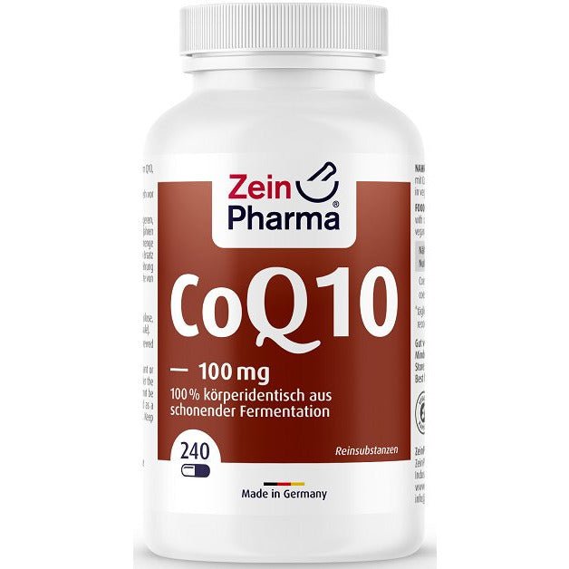 Zein Pharma Coenzyme Q10 100mg 240 caps Koenzym Q10 - Sklep Witaminki.pl
