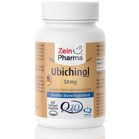 Koenzym Q10 Zein Pharma Ubiquinol 50mg 60 caps - Sklep Witaminki.pl