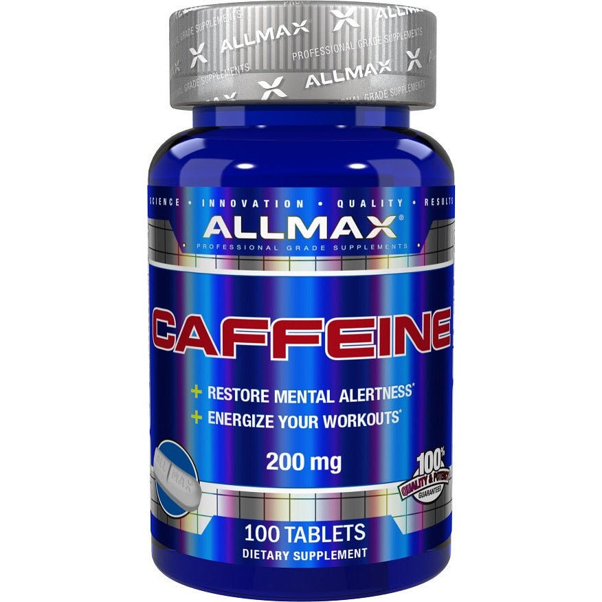 AllMax Nutrition Caffeine 200mg 100 tabs Kofeina - Sklep Witaminki.pl