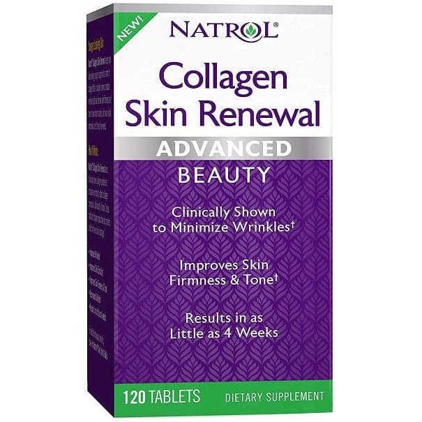Natrol Collagen Skin Renewal 120 tabs Kolagen Morski - Sklep Witaminki.pl