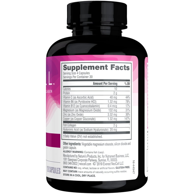 Kolagen Morski NeoCell Marine Collagen 120 caps - Sklep Witaminki.pl