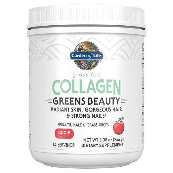 Garden of Life Grass Fed Collagen Greens Beauty Apple 266 g Kolagen Peptydy - Sklep Witaminki.pl