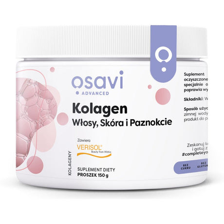 Kolagen Peptydy Osavi Kolagen Włosy Skóra i Paznokcie 150 g - Sklep Witaminki.pl