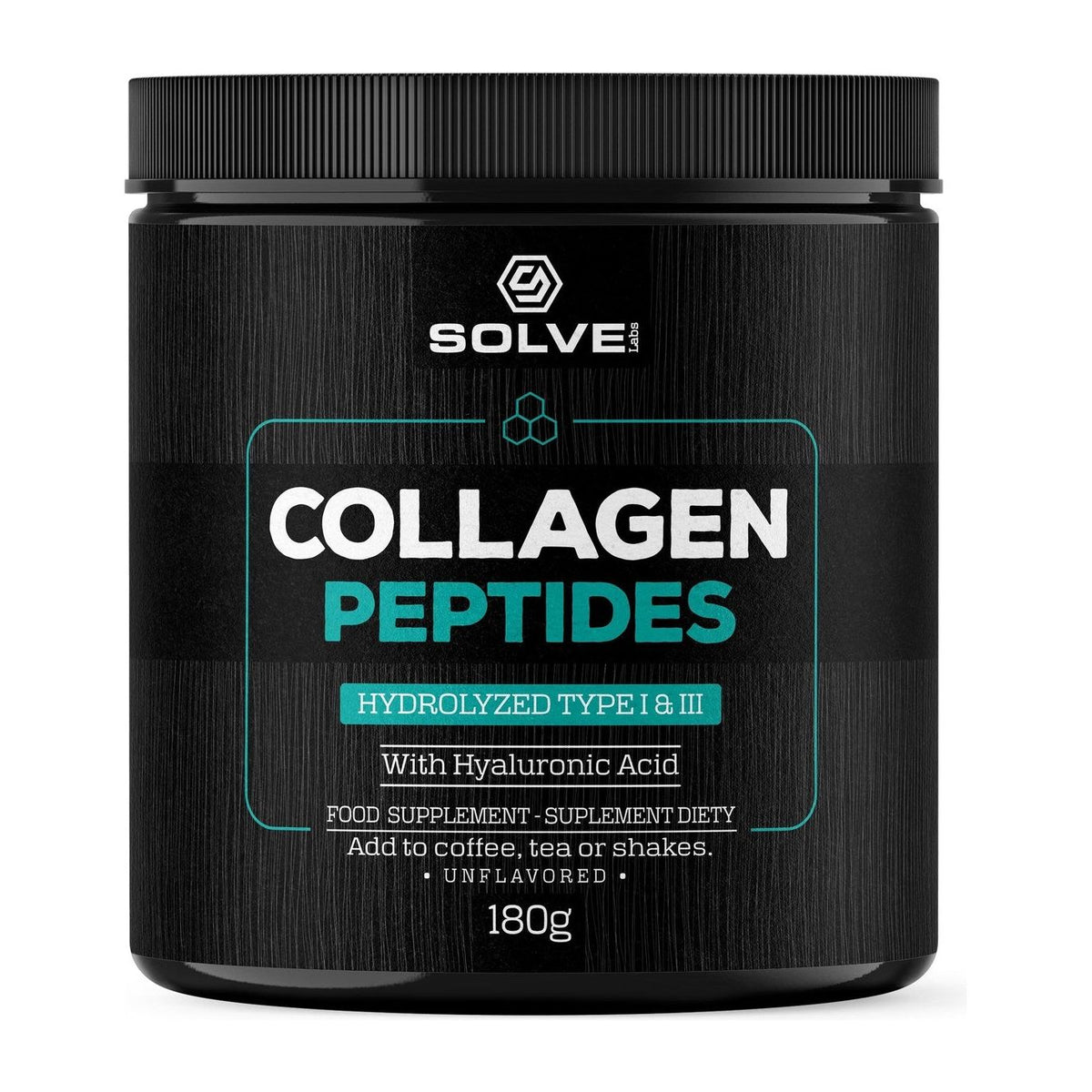 Solve Labs Collagen Peptides 180g Bezsmakowy Kolagen Peptydy - Sklep Witaminki.pl