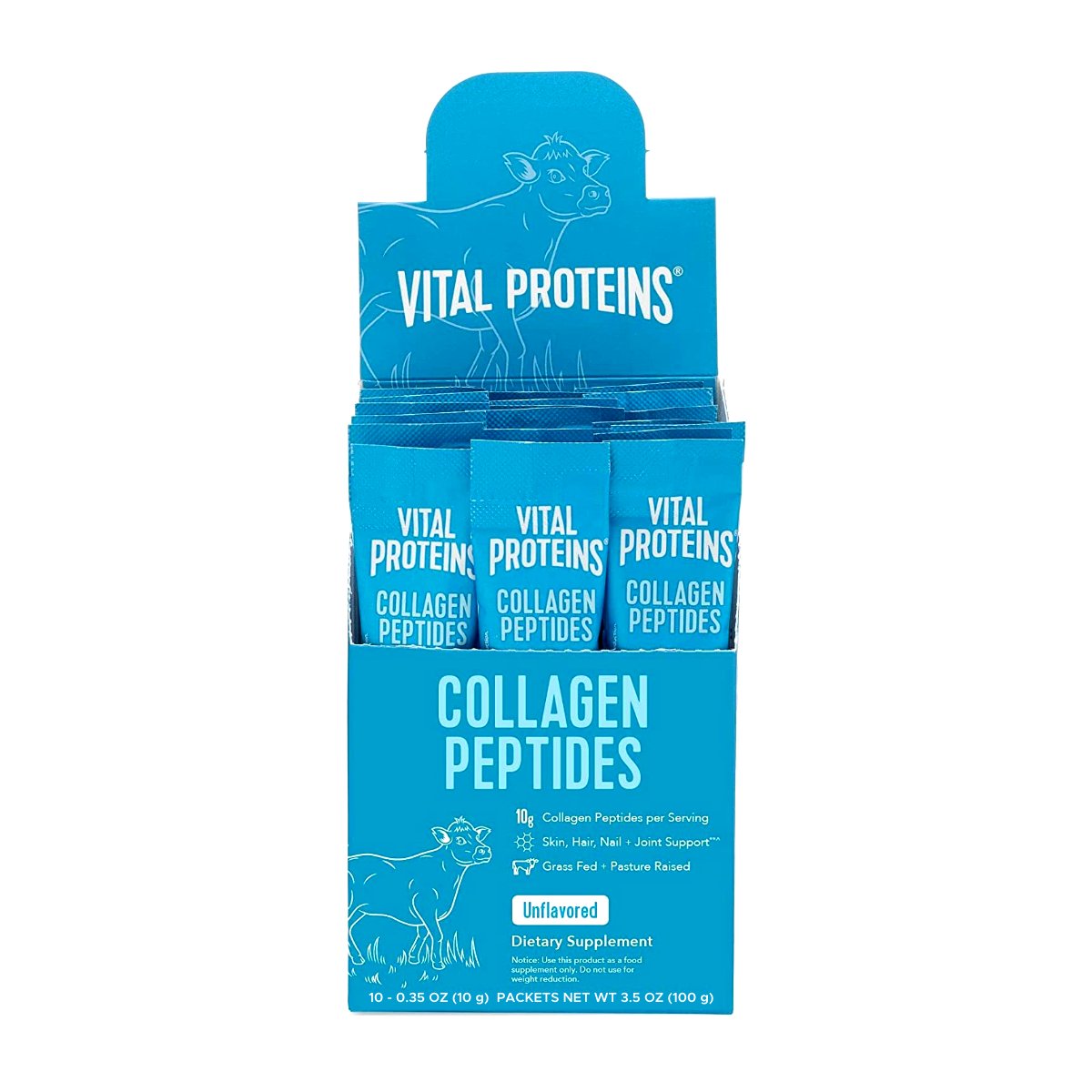 Vital Proteins Collagen Peptides Unflavored 10 x 10 g Kolagen Peptydy - Sklep Witaminki.pl