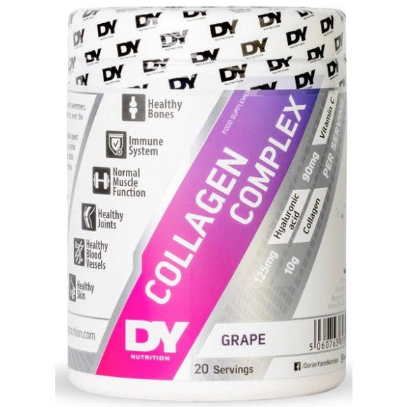 DY Nutrition (Dorian Yates) Collagen Complex Grape 300 g Kolagen Typu 1 + 3 - Sklep Witaminki.pl