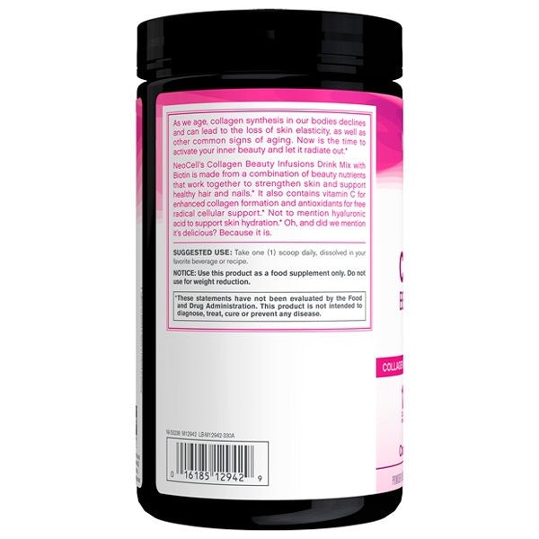 NeoCell Collagen Beauty Infusion with Biotin 330 g Żurawina Kolagen Typu 1 + 3 - Sklep Witaminki.pl