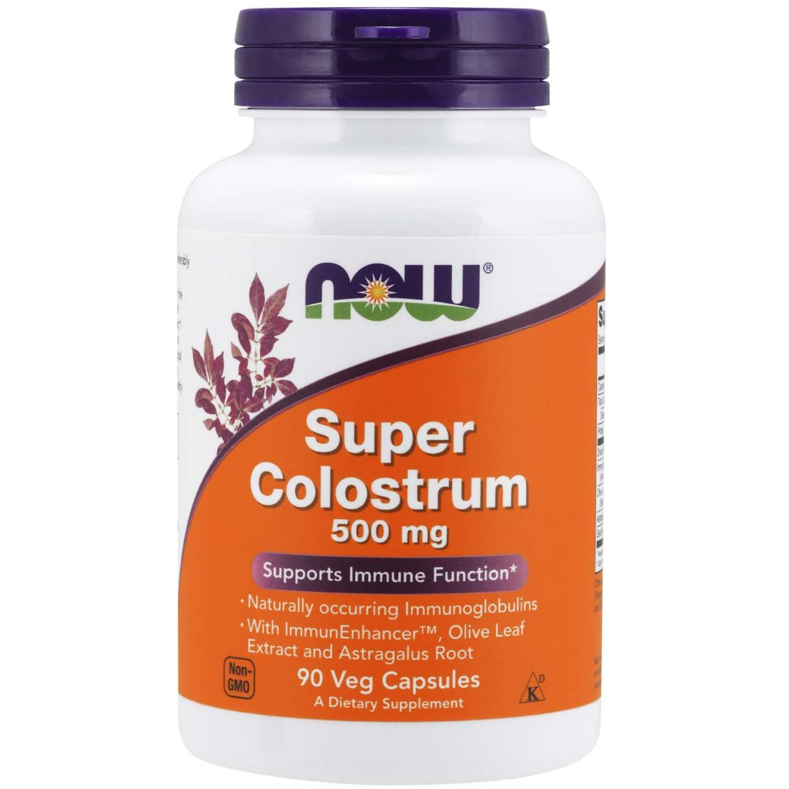 NOW Foods Super Colostrum 500 mg 90 vcaps Kolostrum - Sklep Witaminki.pl