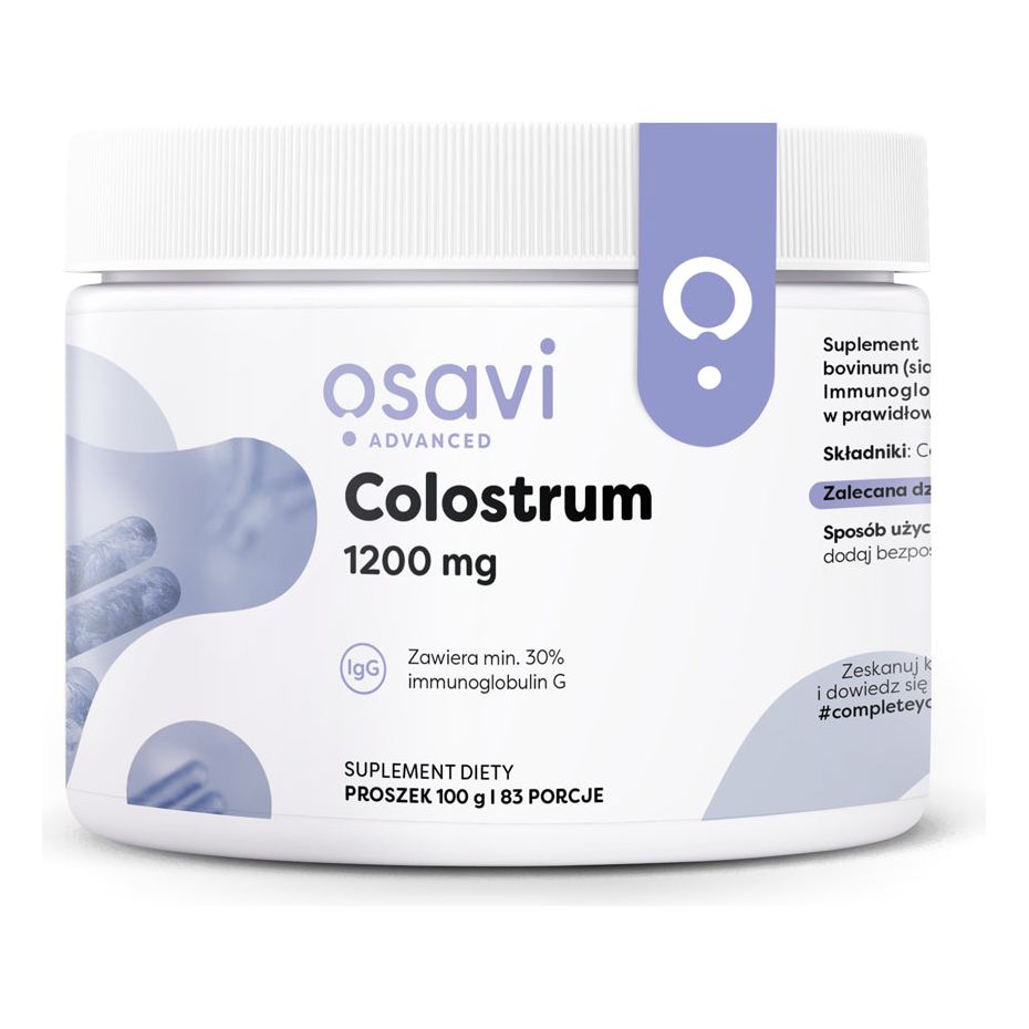 Kolostrum Osavi Colostrum Proszek 1200mg 100 g - Sklep Witaminki.pl