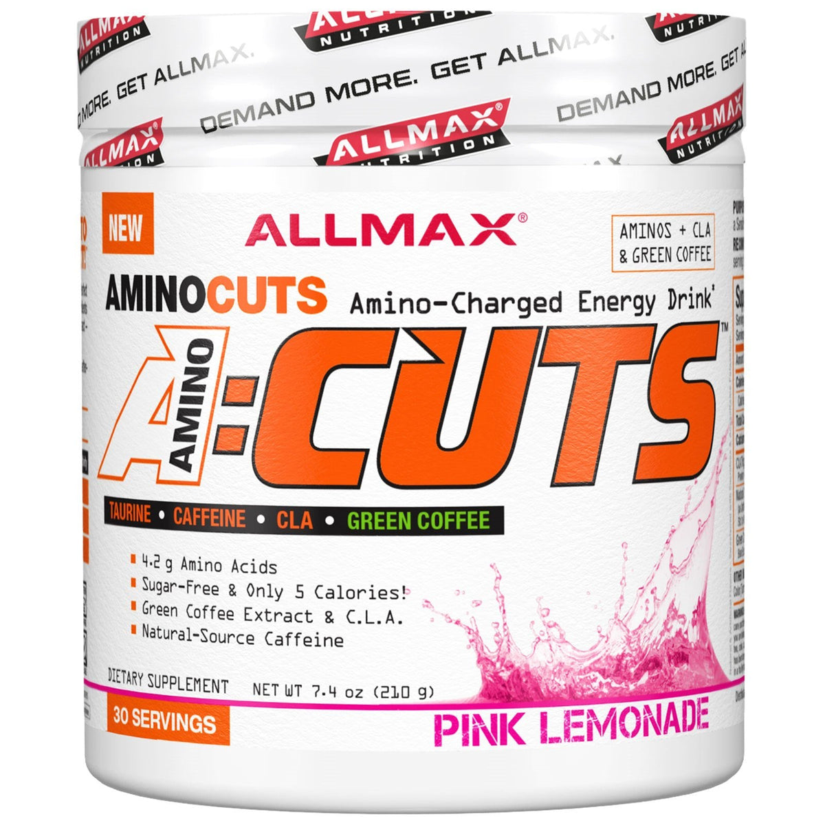 AllMax Nutrition AminoCuts A:Cuts Pink Lemonade 210 g Kompleks Aminokwasów - Sklep Witaminki.pl