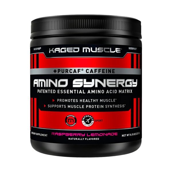 Kaged Muscle Amino Synergy Raspberry Lemonade 231 g Kompleks Aminokwasów - Sklep Witaminki.pl