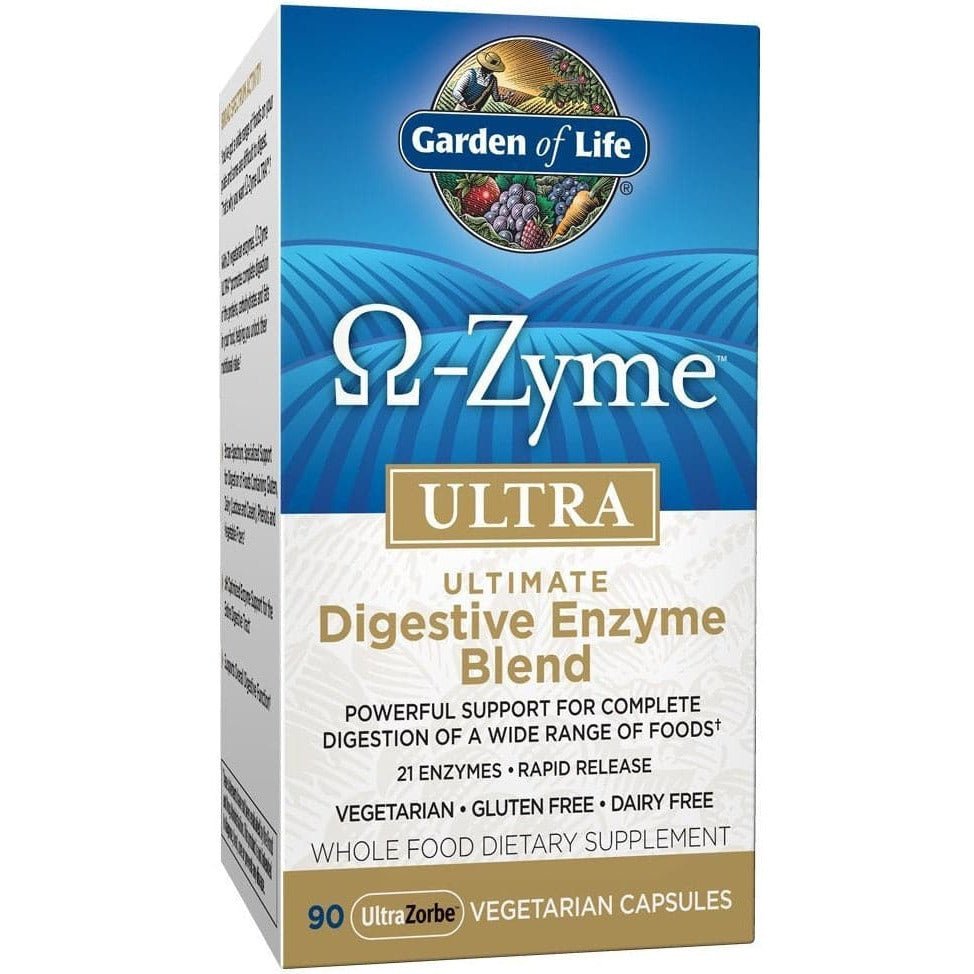 Garden of Life Omega Zyme Ultra 90 vcaps Kompleks enzymów trawiennych - Sklep Witaminki.pl