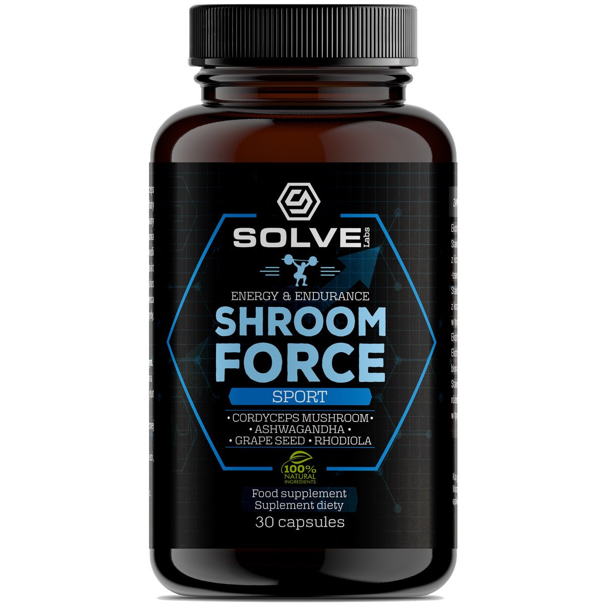 Kompleks Grzybów Solve Labs Shroom Force 30 caps - Sklep Witaminki.pl
