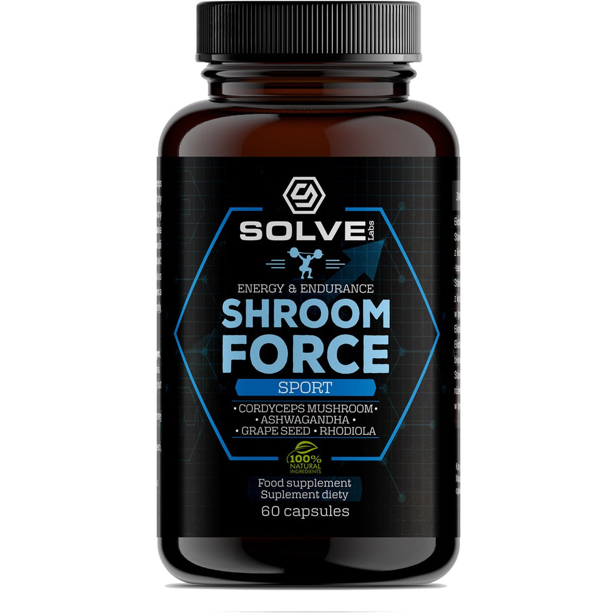 Kompleks Grzybów Solve Labs Shroom Force 60 caps - Sklep Witaminki.pl