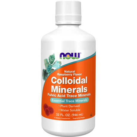 Kompleks minerałów NOW Foods Colloidal Minerals 946 ml Raspberry - Sklep Witaminki.pl