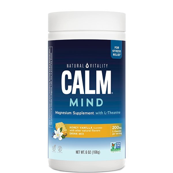 Natural Vitality Calm Mind Honey Vanilla 168 g Kompleks na dobre samopoczucie - Sklep Witaminki.pl