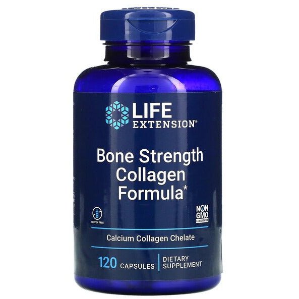 Life Extension Bone Strength Collagen Formula 120 caps Kompleks na kości - Sklep Witaminki.pl