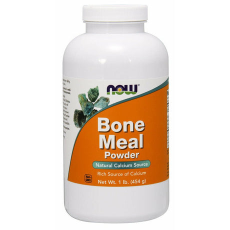 Kompleks na kości NOW Foods Bone Meal Powder 454 g - Sklep Witaminki.pl