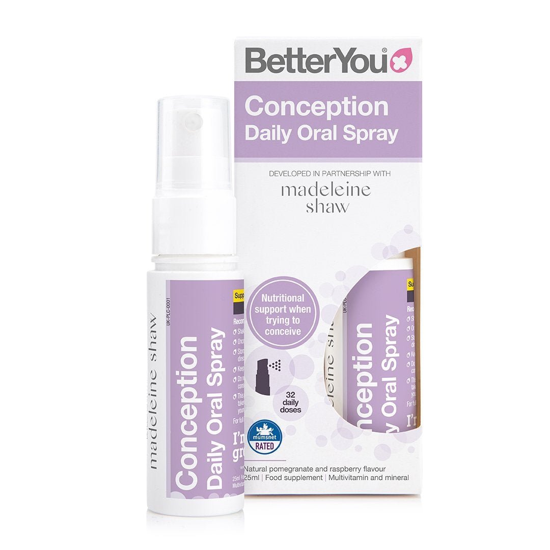 BetterYou Conception Oral Spray 25 ml Kompleks na płodność dla kobiet - Sklep Witaminki.pl