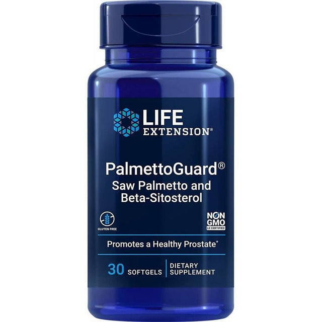 Kompleks na prostatę Life Extension PalmettoGuard Saw Palmetto with Beta-Sitosterol 30 softgels - Sklep Witaminki.pl