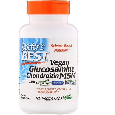 Kompleks na stawy Doctor's BEST Vegan Glucosamine & Chondroitin & MSM 120 vcaps - Sklep Witaminki.pl