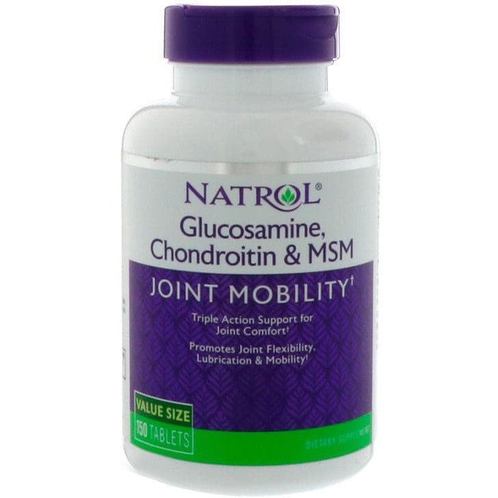 Natrol Glucosamine Chondroitin MSM 150 tabs Kompleks na stawy - Sklep Witaminki.pl