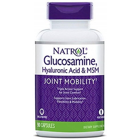 Natrol Glucosamine Hyaluronic Acid & MSM 90 caps Kompleks na stawy - Sklep Witaminki.pl