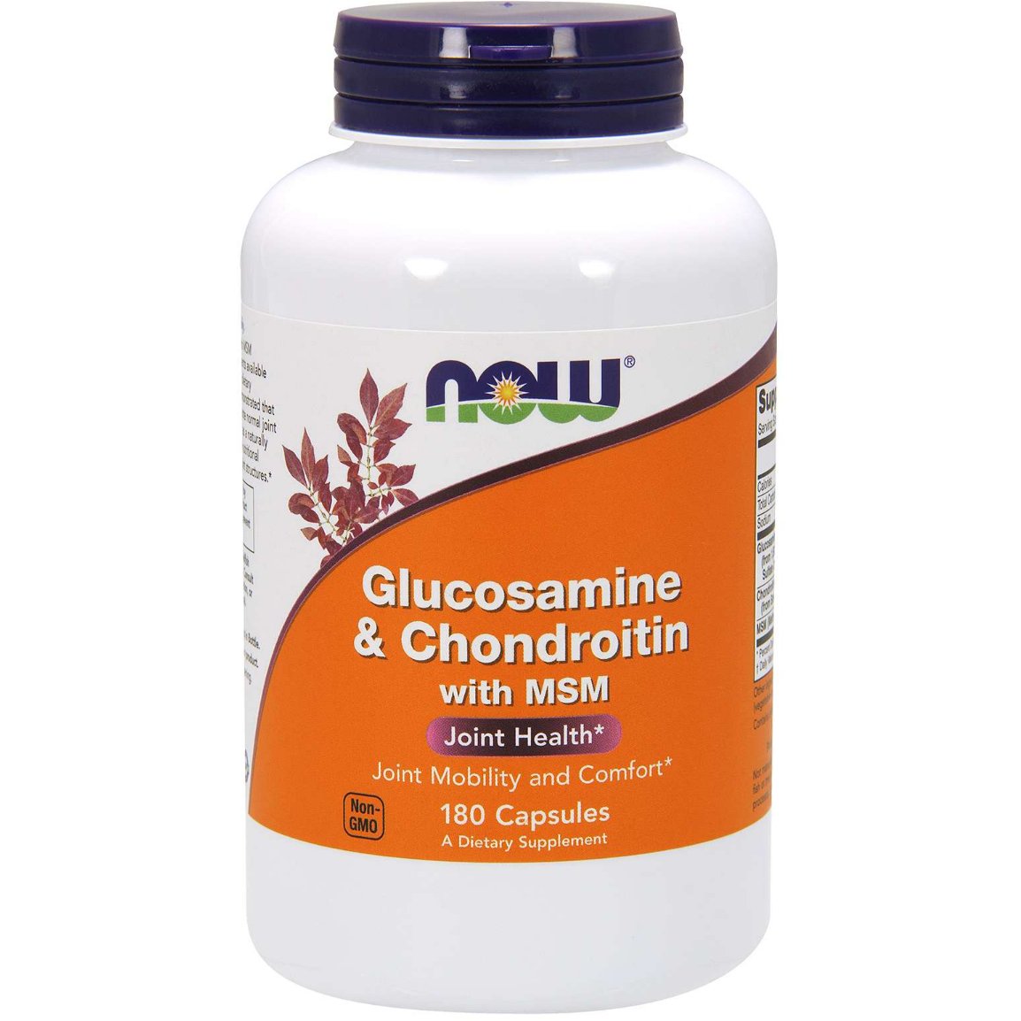 Kompleks na stawy NOW Foods Glucosamine & Chondroitin with MSM 180 caps - Sklep Witaminki.pl
