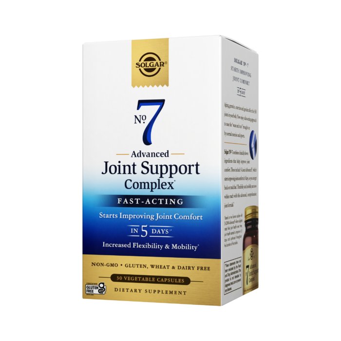 Solgar NO. 7 Advanced Joint Support Complex 30 vcaps Kompleks na stawy - Sklep Witaminki.pl
