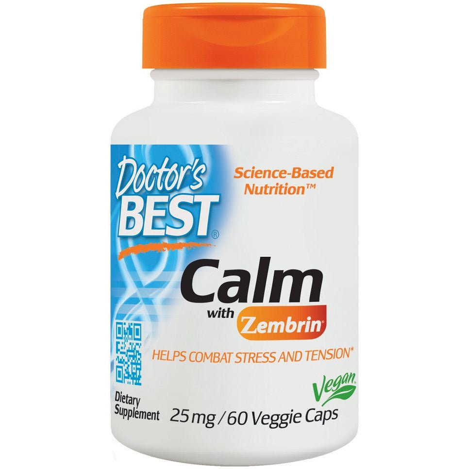 Doctor's BEST Calm with Zembrin 25 mg 60 vcaps Kompleks na uspokojenie - Sklep Witaminki.pl
