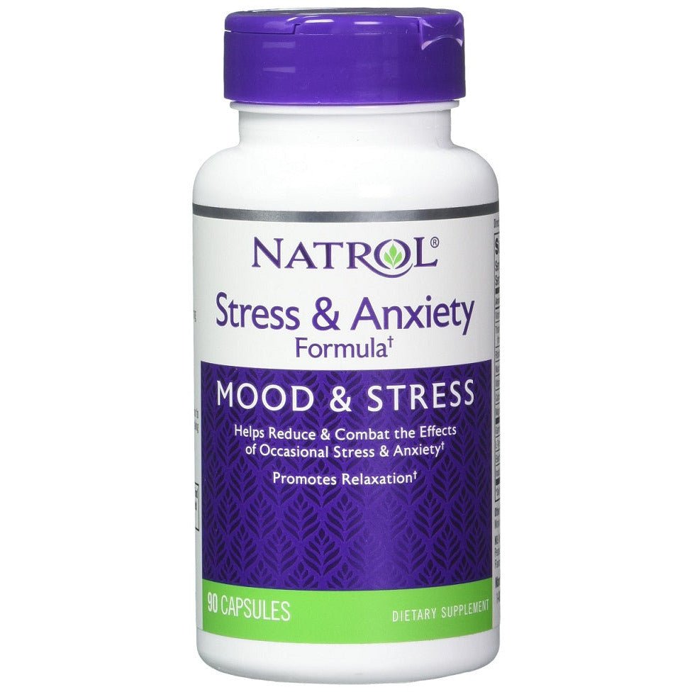 Kompleks na uspokojenie Natrol Stress & Anxiety Formula 90 caps - Sklep Witaminki.pl